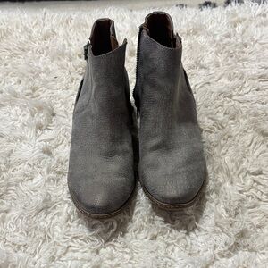 Not Rated Gray Ankle Boots